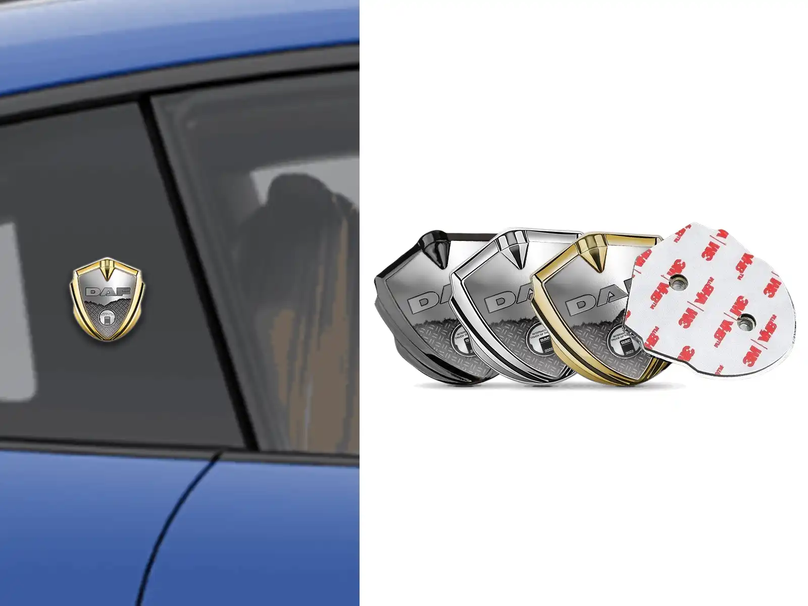 Daf Emblem Metal Badge Sports Design Stylish